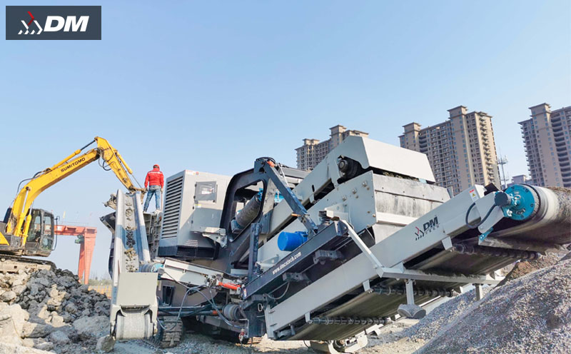 Application of Mobile Crushing Equipment in Construction Waste