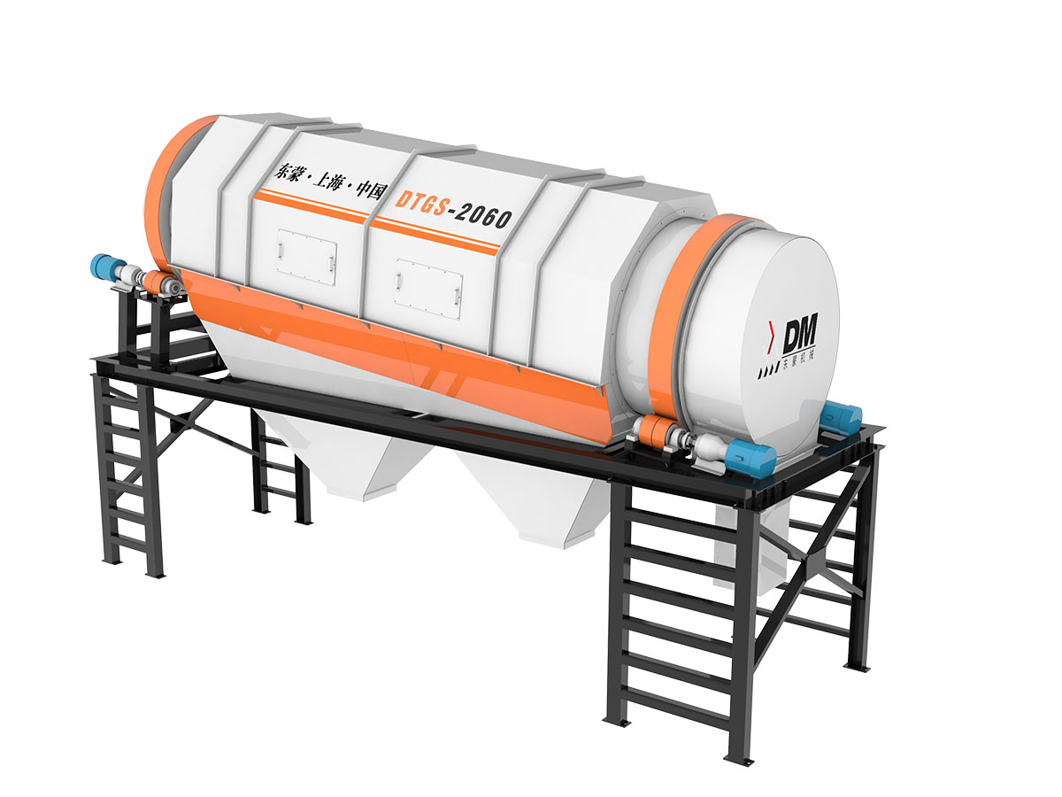 Trommel screening machine