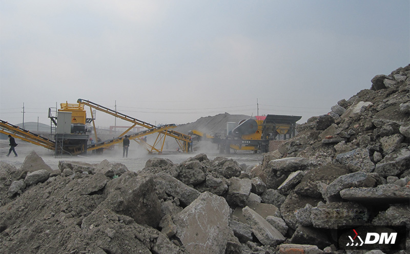 The composition of the construction waste crusher station and the application scope of the construction waste crusher