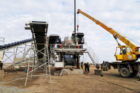 Projet de ligne de production de sable calcaire d'une capacité de production quotidienne de 3 000 tonnes