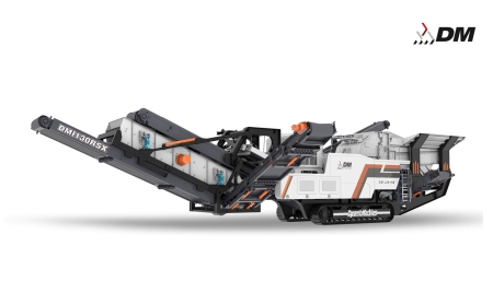 Tracked mobile impact crusher all in one machine