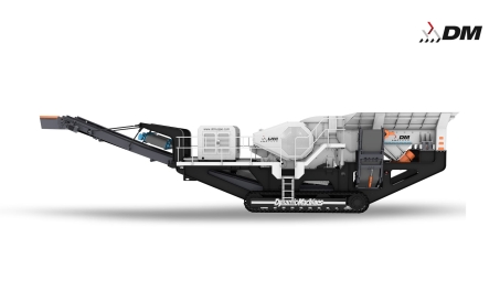 Mobile jaw crushing station