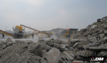 The composition of the construction waste crusher station and the application scope of the construction waste crusher